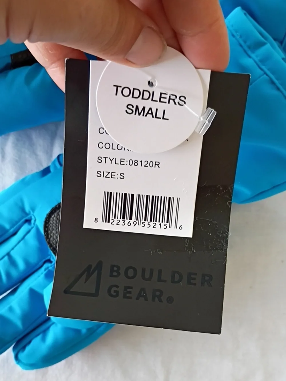 NWT Boulder Gear Toddlers Bright Blue Spring Break Winter Gloves Toddler Small